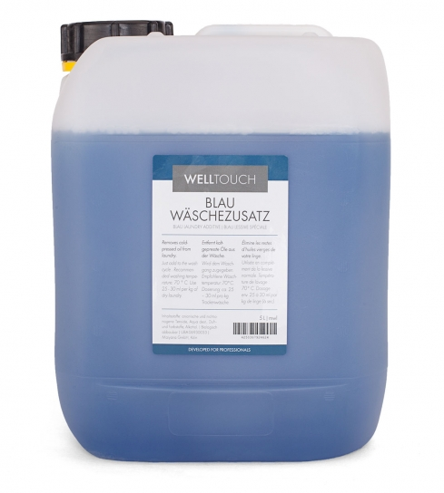 WellTouch «Wäschereiniger Blau» - entfernt Ölrückstände aus Textilien 5 Liter