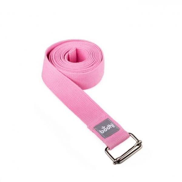 !!! SALE -50% !!! Yoga-Gurt «ASANA BELT» mit Schiebeschnalle pink